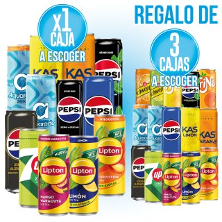 1+3 REFRESCOS LATA
