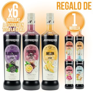 5 BOTELLAS SIROPE POLOT 1882 + REGALO 1 BOTELLA SIROPE POLOT 1882 A ESCOGER