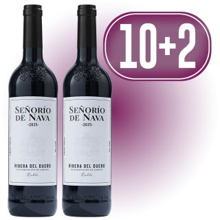 10 BOTELLAS SEÑORIO DE NAVA TINTO ROBLE + REGALO 2 BOTELLAS SEÑORIO DE NAVA TINTO ROBLE