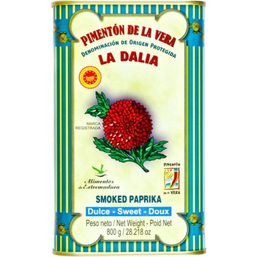 Pebre Vermell La Dalia D.O. De La Vera Dolç Llauna 800 Gr