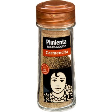 Pimienta Negra Carmencita Molida Tarro 52 Gr 6 Botes