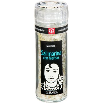 Sal Marina Con Hierbas Carmencita Molinillo 95 Gr 6 Botes