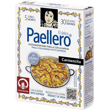 Sazonador Paellero Carmencita Estuches 20 Gr 5 Sobres