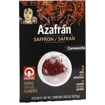 Azafrán Hebras Carmencita Paquete 0.4 Gr 15 Sobres