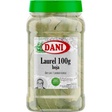 Laurel Dani Hostelería Hoja Tarro 100 Gr