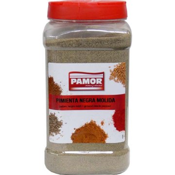 Pimienta Negra Pamor Hostelería Molida Tarro 900 Gr