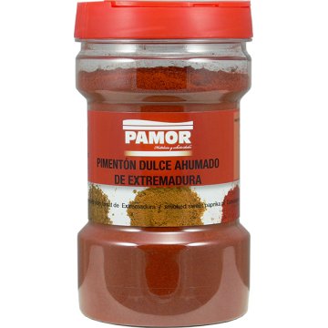 Pimentón Pamor Dulce Ahumado Tarro 450 Gr