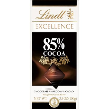 Chocolate Lindt Excellence 85% Cacao 100 Gr Pack-5