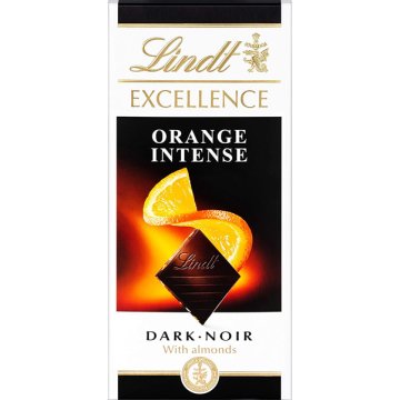 Chocolate Lindt Excellence Orange 100 Gr Pack-5