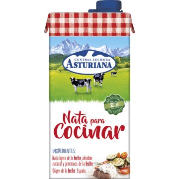 Nata Asturiana Per Cuinar 18% M.g. Brik 1 Lt