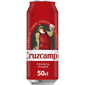 Cerveza Cruzcampo 4.8º Lata 50 Cl