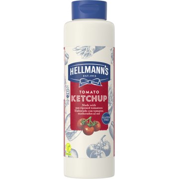 Ketchup Hellmann's Ampolla Plàstic 856 Ml