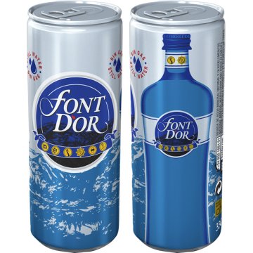 Agua Fontdor Lata Sleek 33 Cl