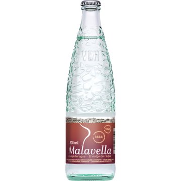 Agua Malavella Vidrio 50 Cl Retornable Con Gas