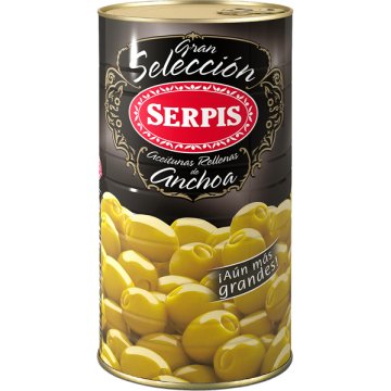 Olives Serpis Farcides Anxova Llauna 1.5 Kg