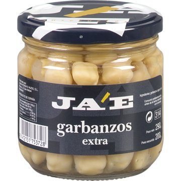 Garbanzos Ja'e Extra Cocidos Tarro 314 Ml
