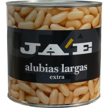 Alubias Ja'e Blancas Extra Cocidas Lata 3 Kg