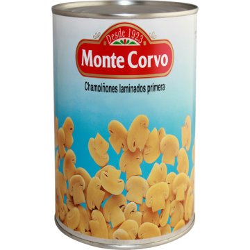 Champiñon Monte Corvo Laminado Lata 500 Gr