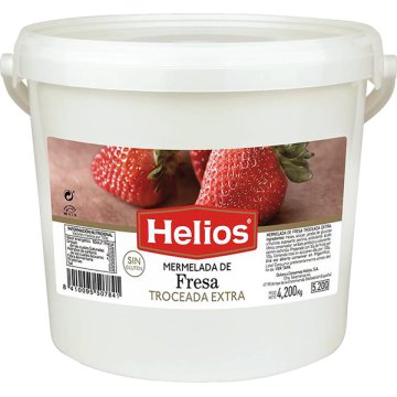 Mermelada Helios Fresa Cubo 4.2 Kg