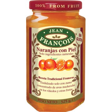 Mermelada Jean François Naranja Con Piel Tarro 325 Gr