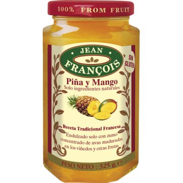 Mermelada Jean François Piña Y Mango Tarro 325 Gr