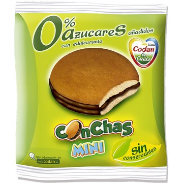 Conchas Codan Mini 0% 1.548 Kg Granel Envueltas