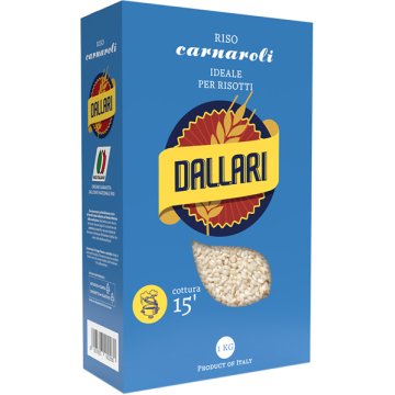 Arroz Dallari Carnaroli Caja Carton 1 Kg