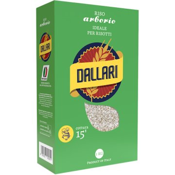 Arroz Dallari Arborio Caja Carton 1 Kg