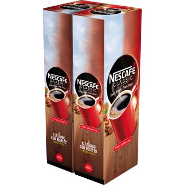 Cafè Nescafe Descafeïnat Soluble Sobre 2 Gr 100 Unitats