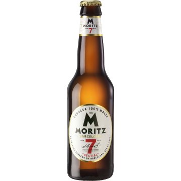 Cerveza Moritz 7 5.5º Botella 33 Cl