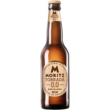 Cerveza Moritz 0.0 Tostada Botella 33 Cl