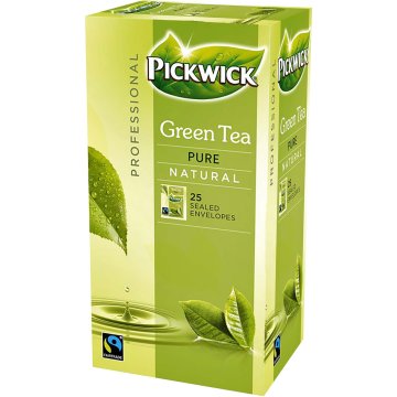 Te Pickwick Profesional Green Tea Pure Filtro Pack 3 25 Unidades