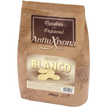 Gotes De Xocolata Antiu Xixona Blanc 1 Kg