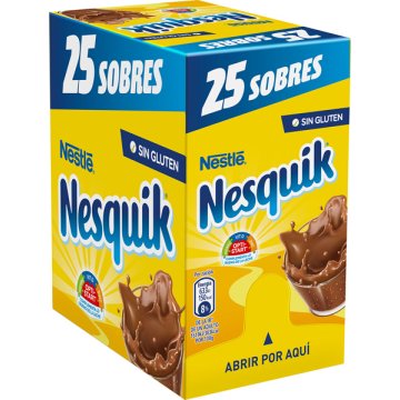 Cacao Nesquick Sobres 14 Gr 25 U