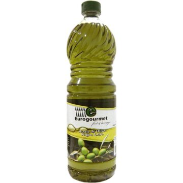 Aceite De Oliva Eurogourmet Virgen Extra Botella Pet 1 Lt