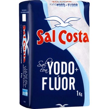 Sal Costa Iode + Fluor Paquet 1 Kg