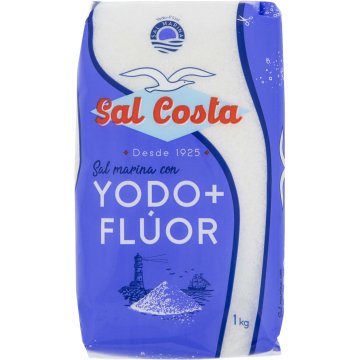 Sal Costa Yodo+fluor Paquete 1 Kg