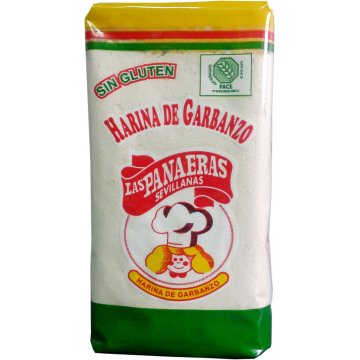 Harina De Garbanzo Panaeras Sin Gluten Bolsa 1 Kg