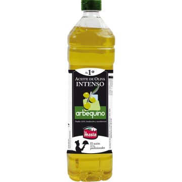 Aceite De Oliva Arbequino Refinado Intenso 1º Botella Pet 1 Lt