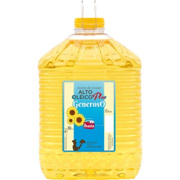 Oli De Gira-sol Generoso Garrafa Pet 10 Lt