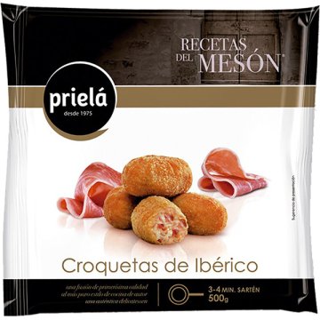 Croquetas Meson Jamon Iberico Bolsa 500 Gr