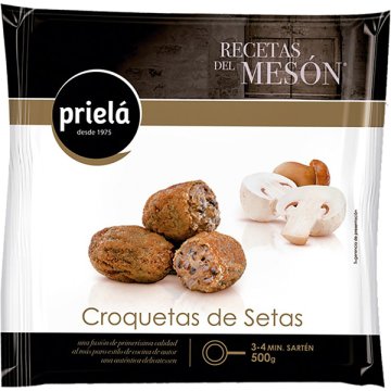 Croquetes Priela Bolets Congelades 500 Gr