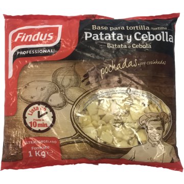 Tortilla De Patatas Findus Con Cebolla Congelada 1 Kg