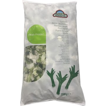 Puerro Cortado Congelado 50/50 Bolsa 2.5 Kg