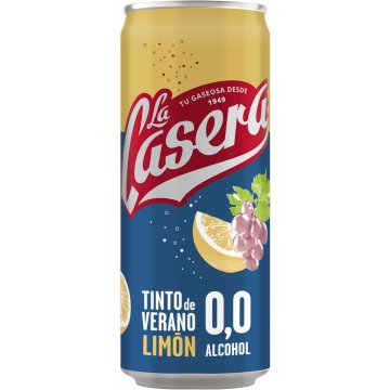 Tinto De Verano Casera 0.0 % Limón Lata Sleek 33 Cl Pack 8 Premcollar