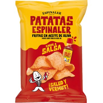 Patatas Fritas Espinaler En Aceite De Oliva Salsa Bolsa 50 Gr