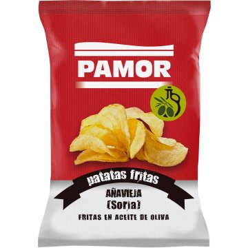 Patatas Fritas Pamor En Aceite De Oliva Bolsa 125 Gr