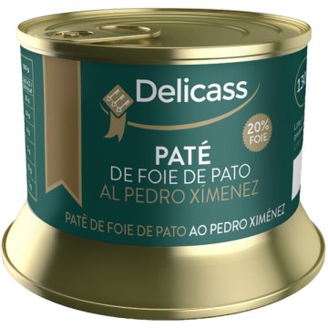 Foie De Pato Delicass Al Pedro Ximénez Mousse Lata 130 Gr