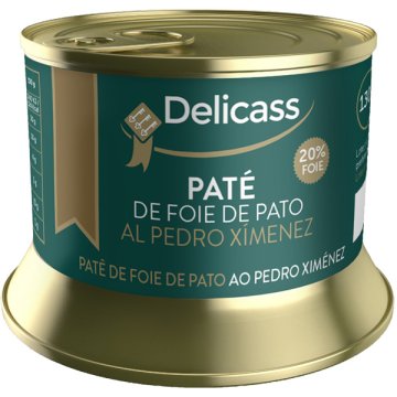 Foie De Pato Delicass Al Pedro Ximénez Mousse Lata 130 Gr