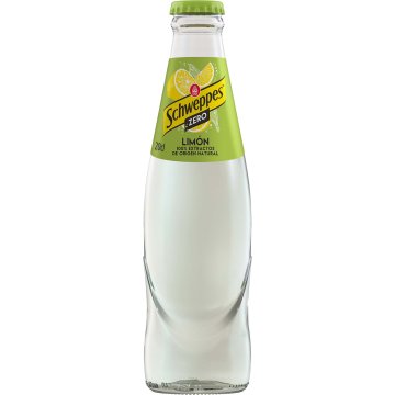 Refresco Schweppes Zero Limón Bandeja 200 Ml Sr